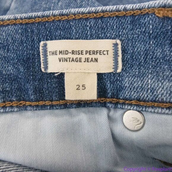 NEW Madewell The Mid-Rise‎ Perfect Vintage Jeans Knowland Wash, 25 - Picture 13 of 15